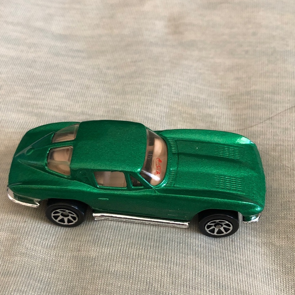 1963 Green Corvette 1979 Mattel Hot Wheels